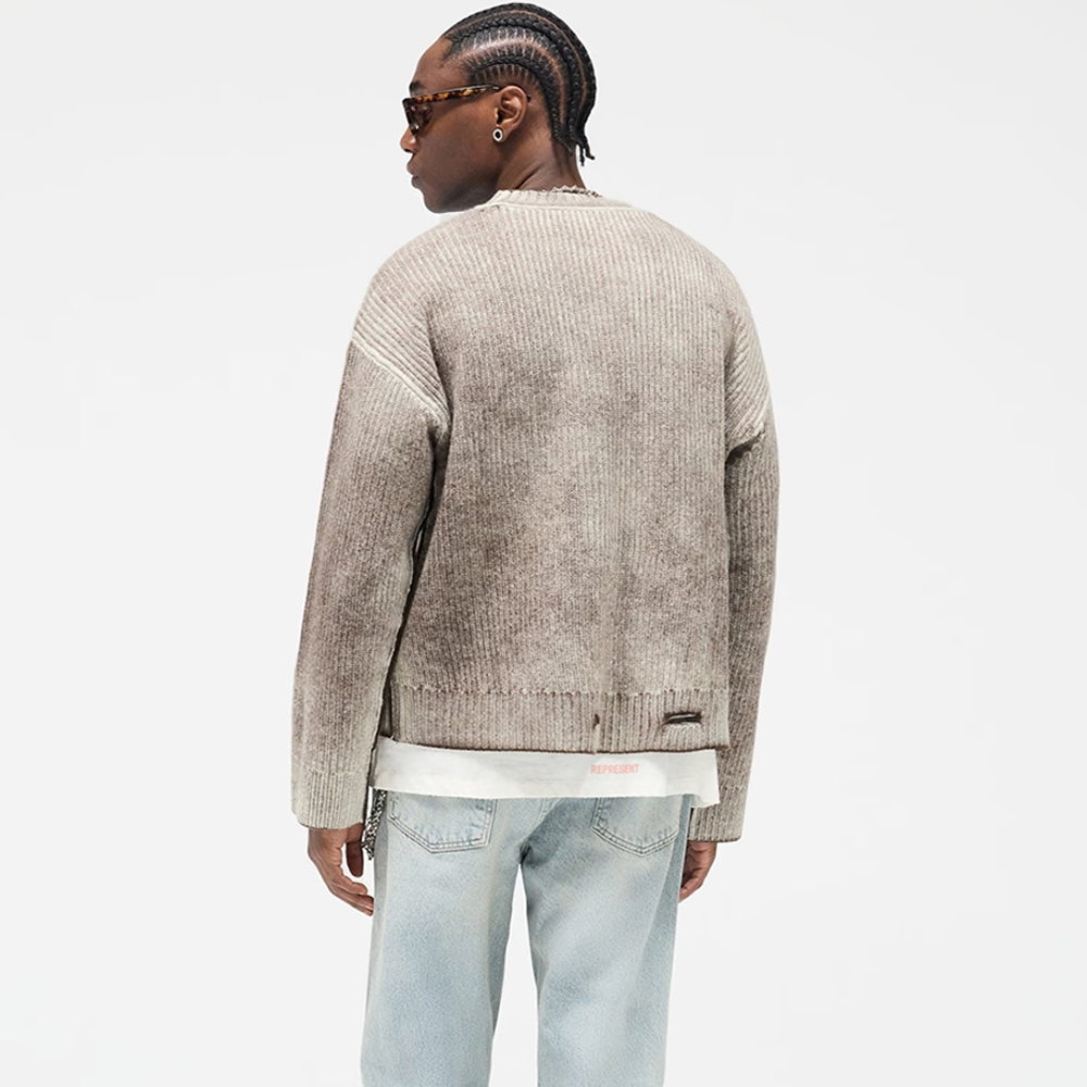 Represent Reversible Fade Out Sweater Nero