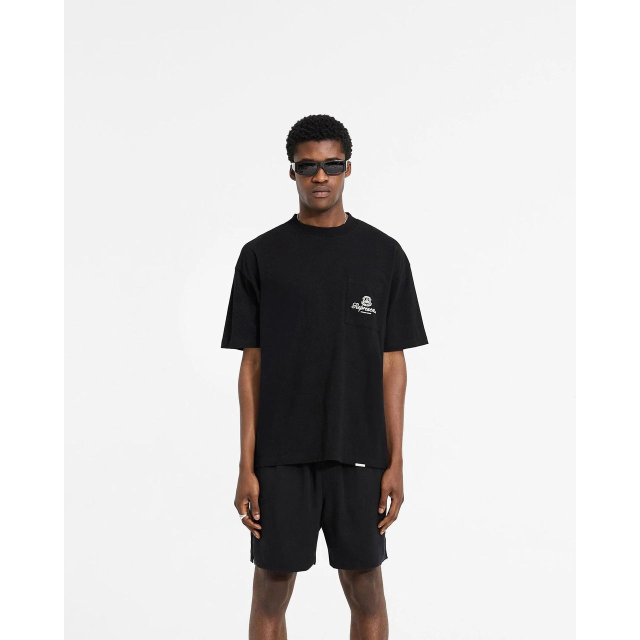 Represent Permanent Vacation Pocket Tee Jet Black