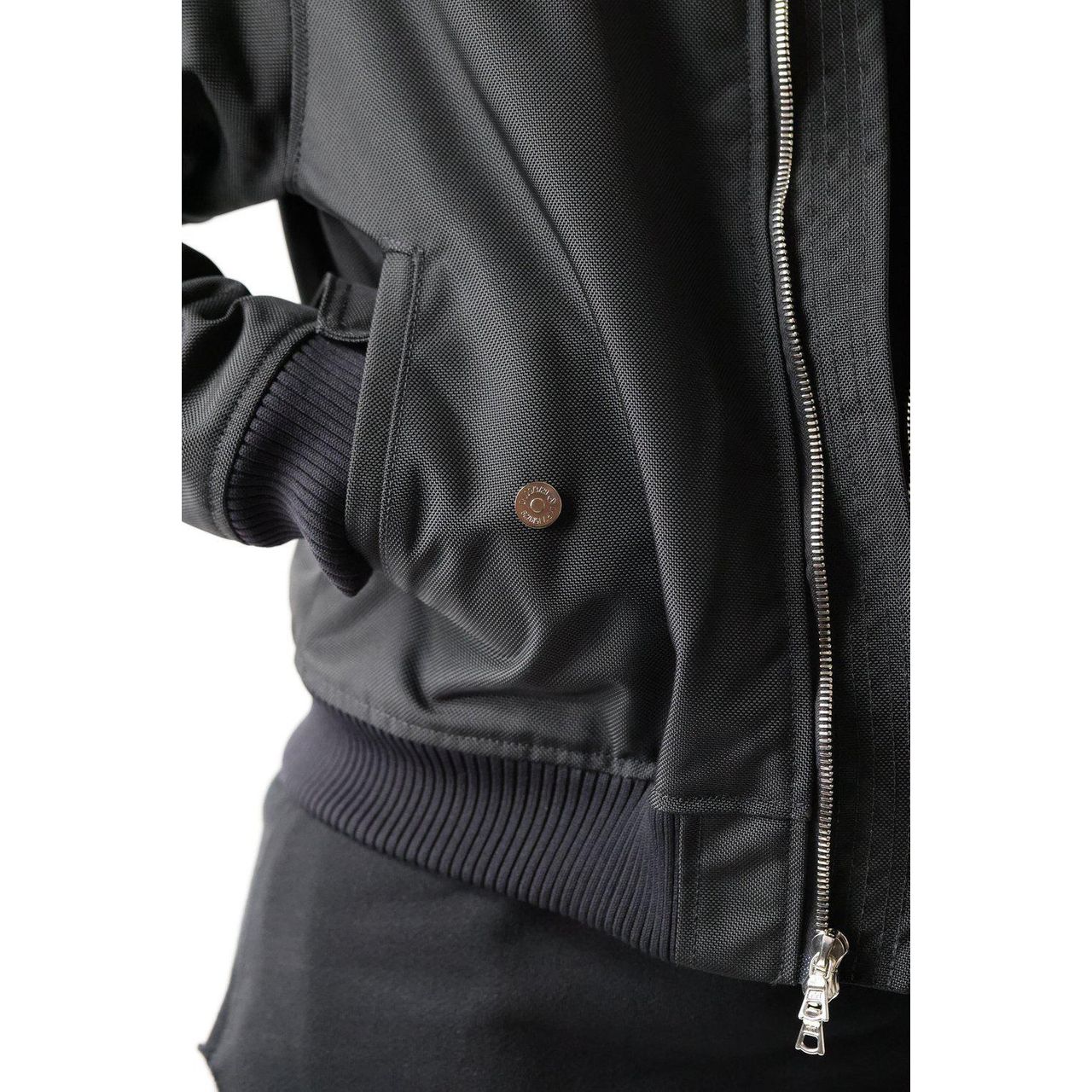Absolute Ballistic Nylon Bomber Jacket Black