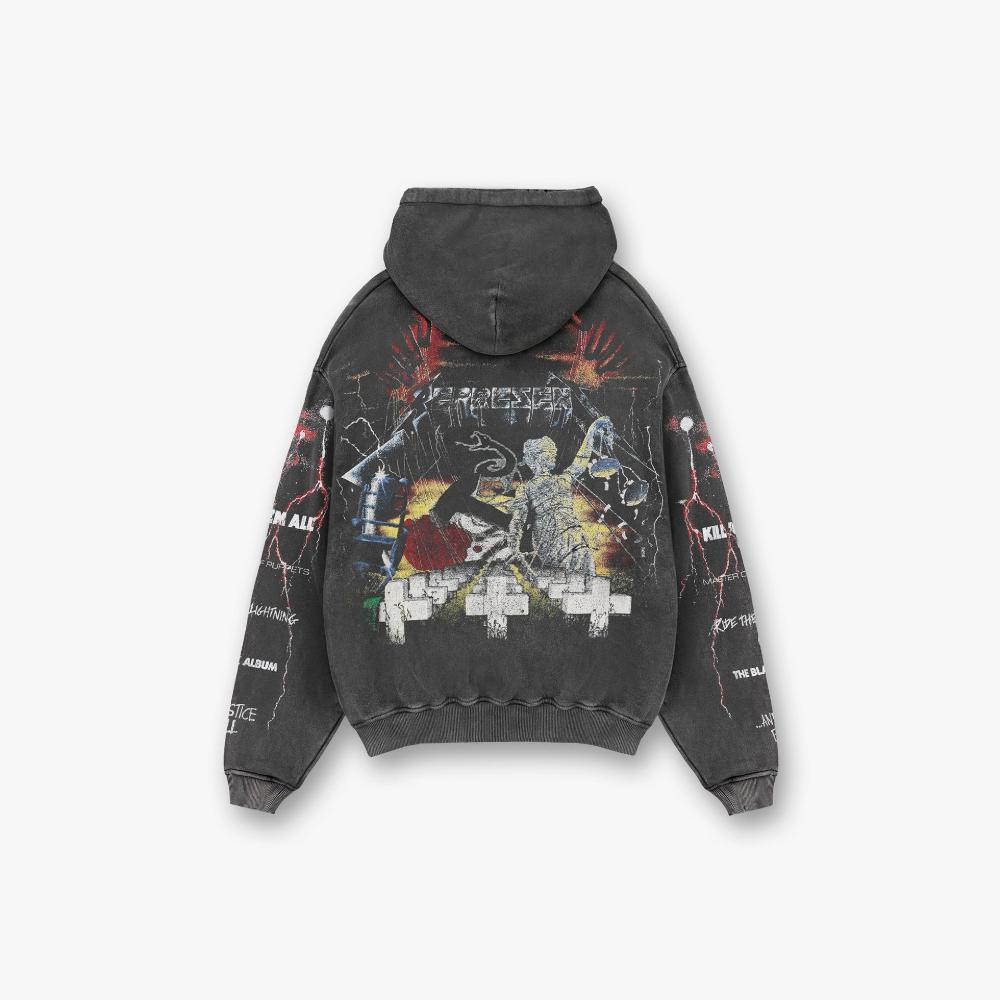 Represent Metallica Master of Puppets Hoodie Vintage Grey