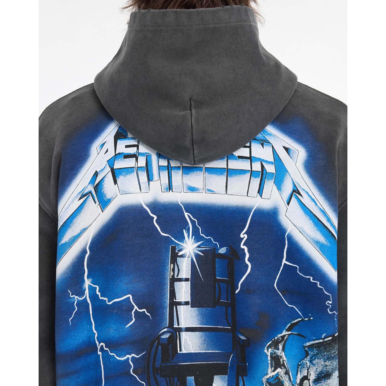 Represent Metallica Ride The Lightning Hoodie Vintage Grey