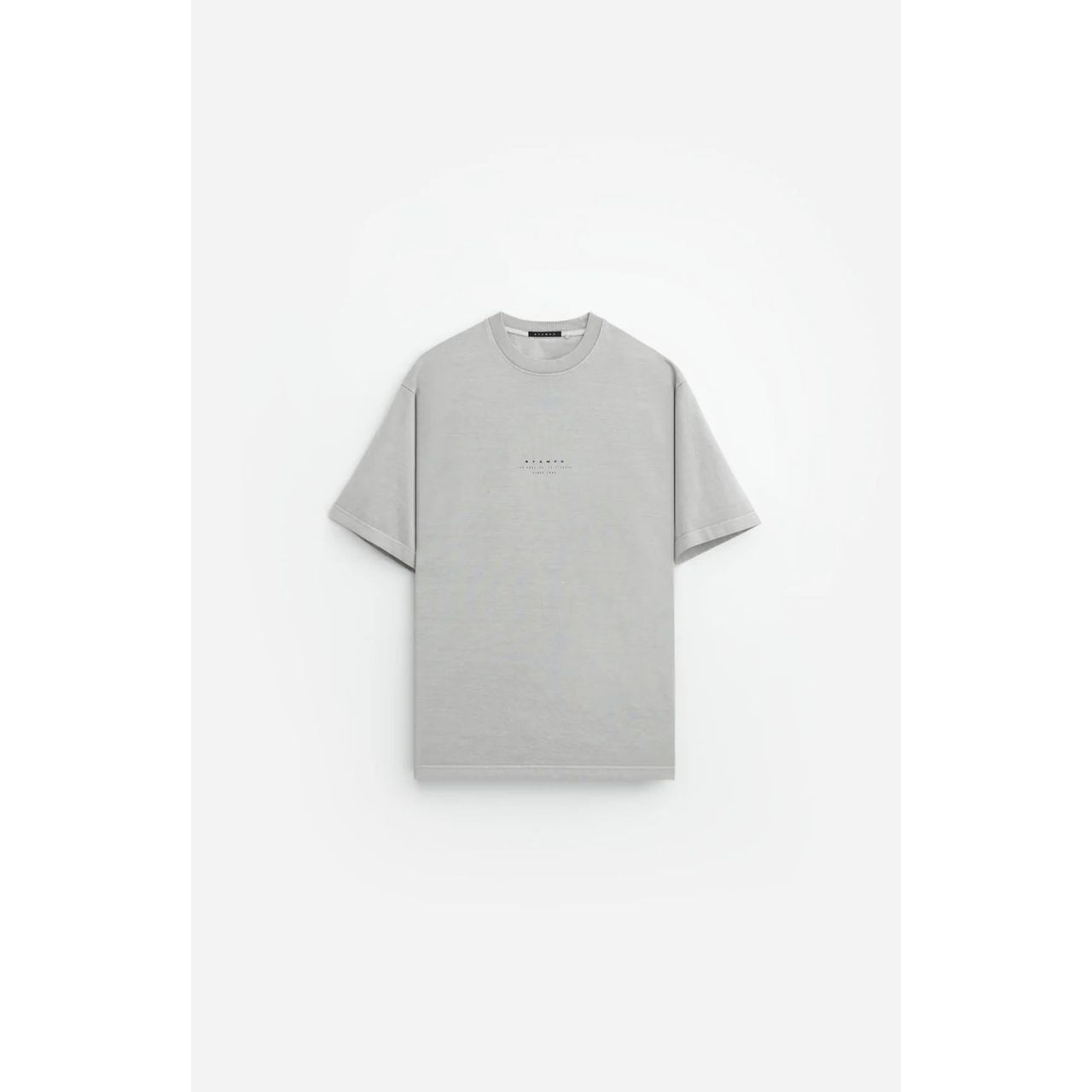 Stampd Strike Stack Logo Relaxed Garment Dye Tee Fog