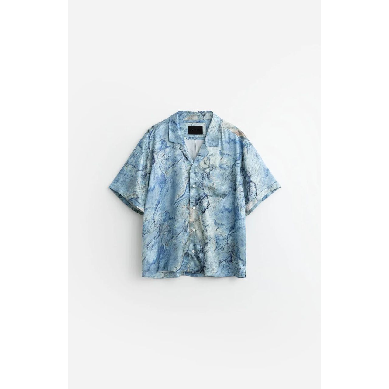 Stampd Ocean Floor Camp Collar Buttondown Ocean Floor Print