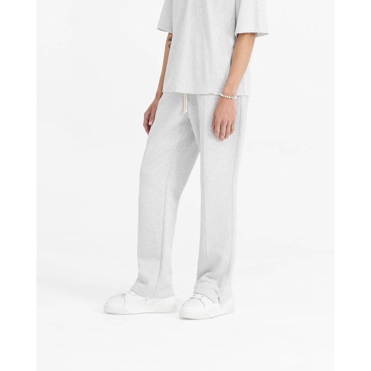 Represent Initial Sweatpants Ice Grey Marl