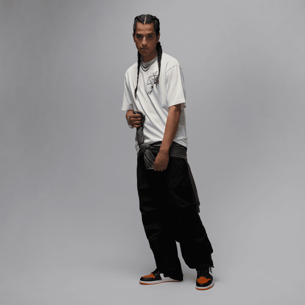 Jordan Brooklyn Shattered Backboard Tee Sail