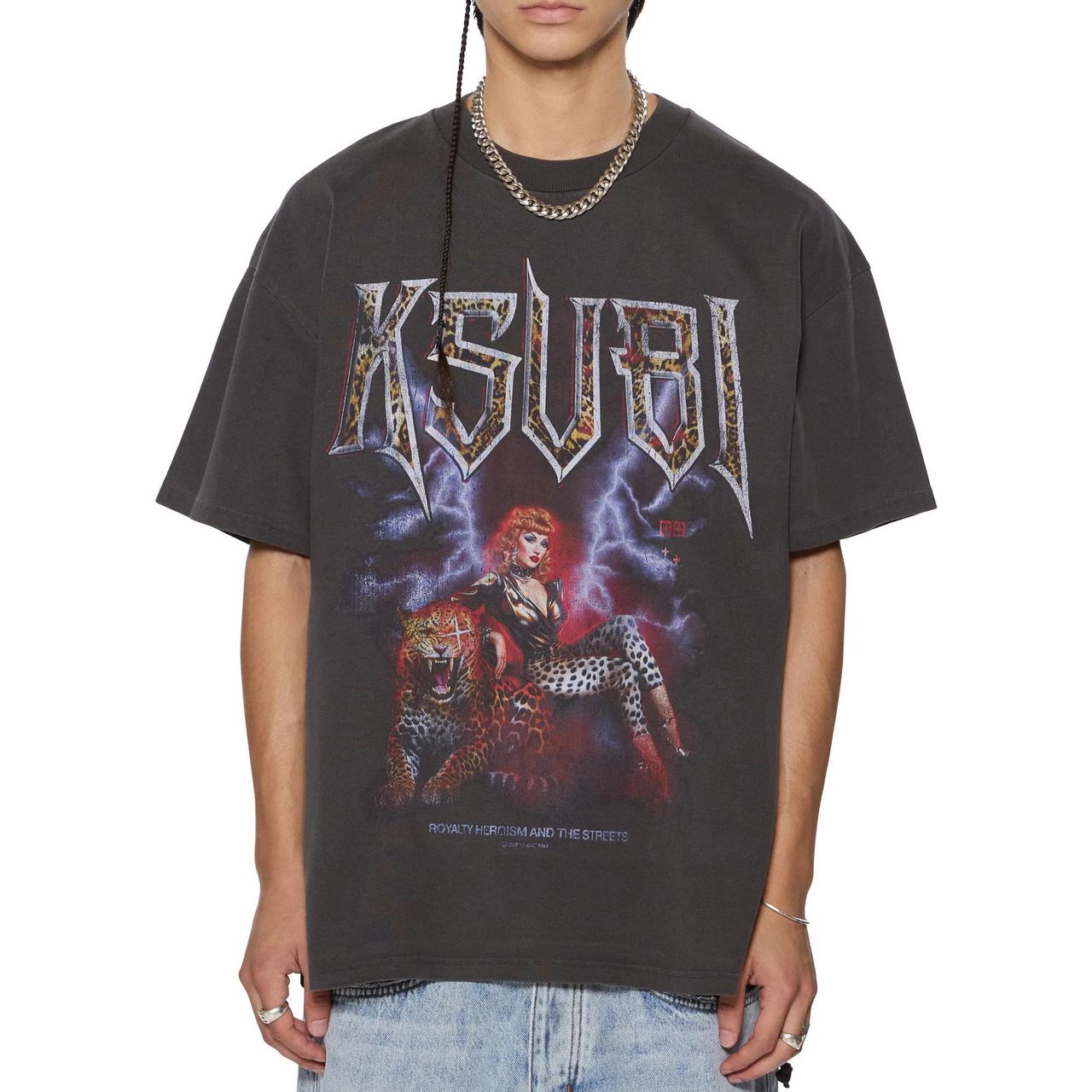 Ksubi Kingdom Ekcess SS Tee Fade Black