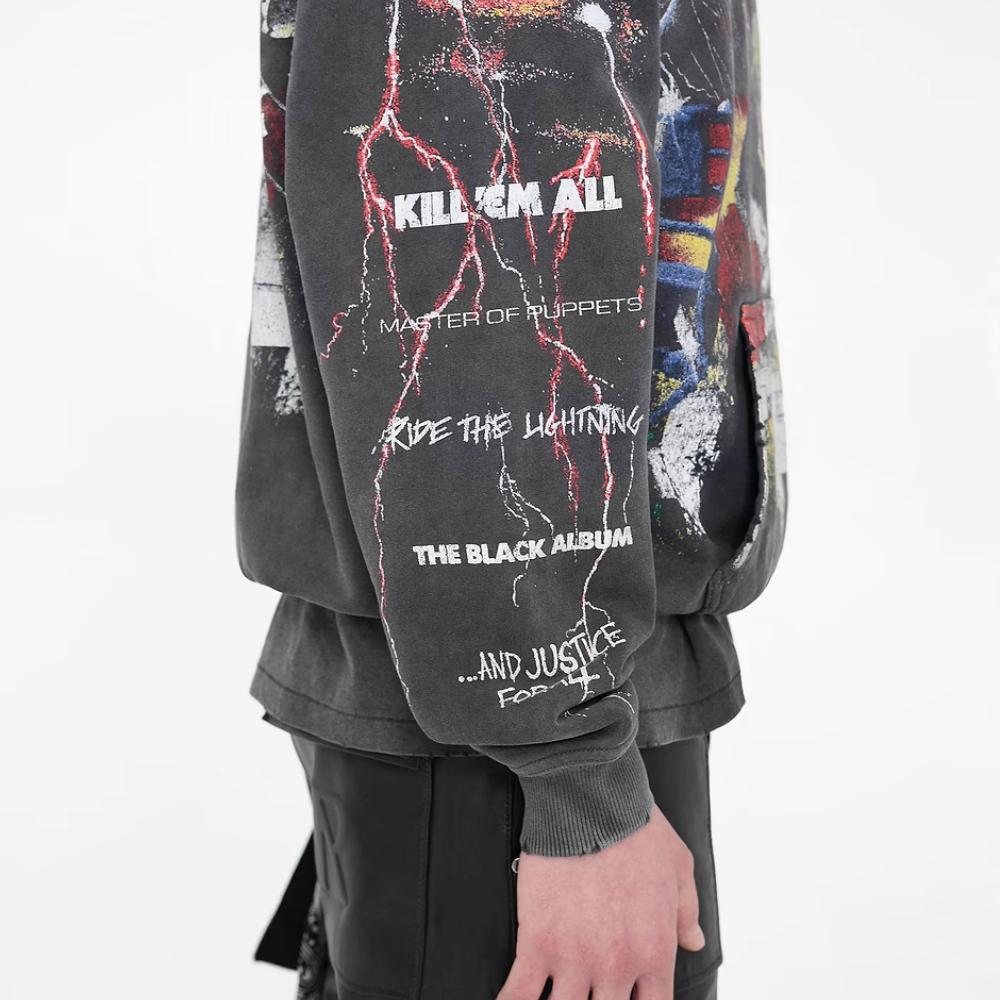 Represent Metallica Master of Puppets Hoodie Vintage Grey
