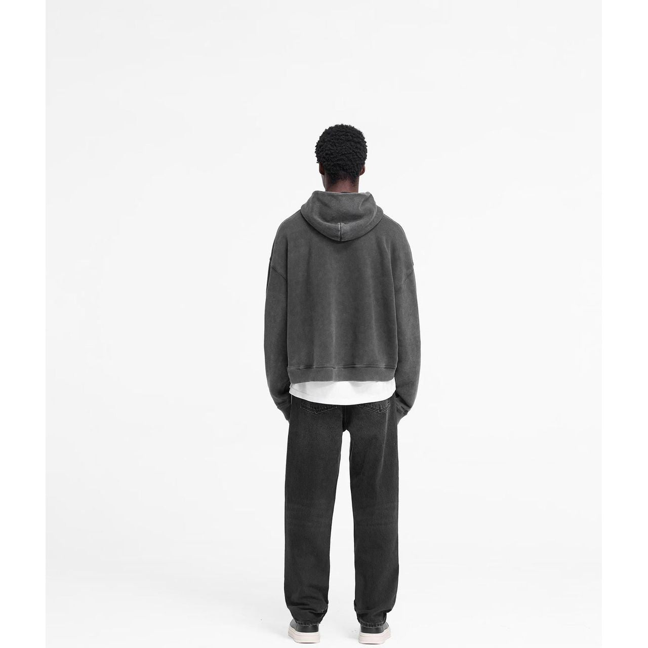 Represent Rep Applique Hoodie Vintage Black