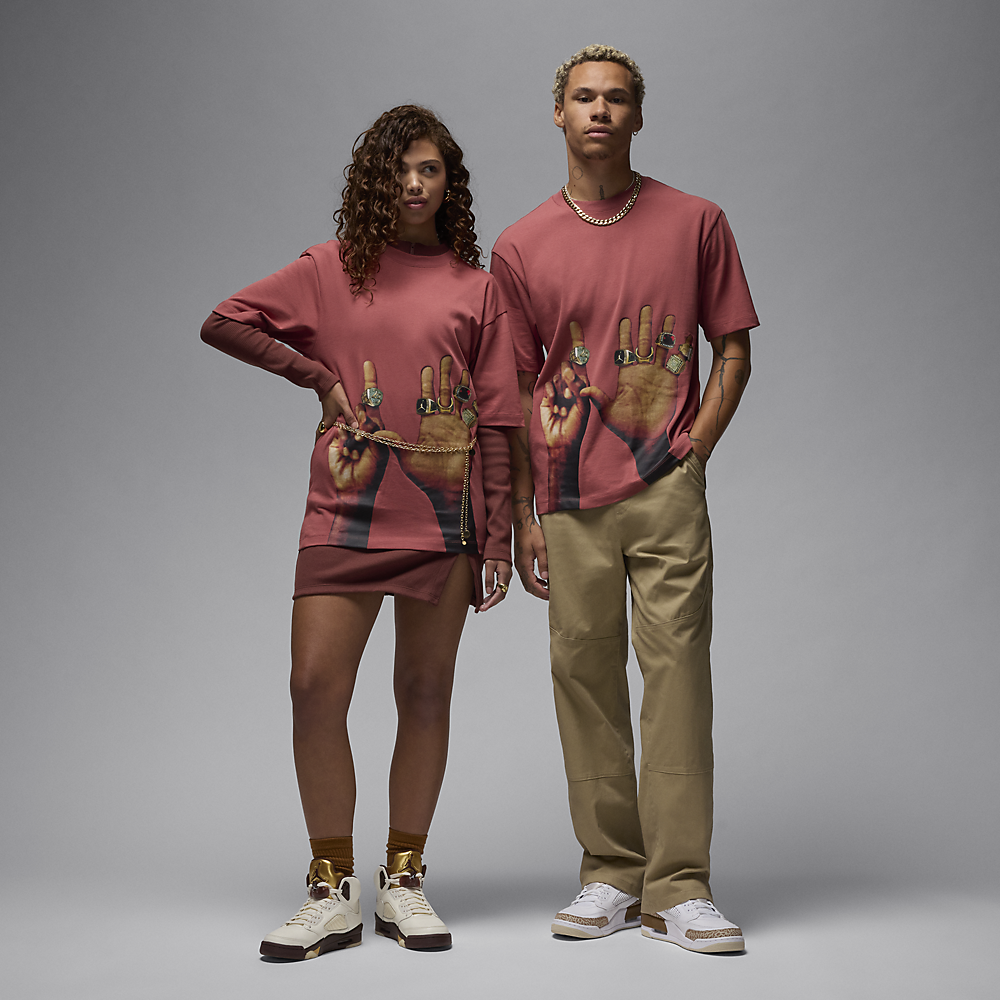 Jordan Flight MVP Rings Tee Canyon Rust