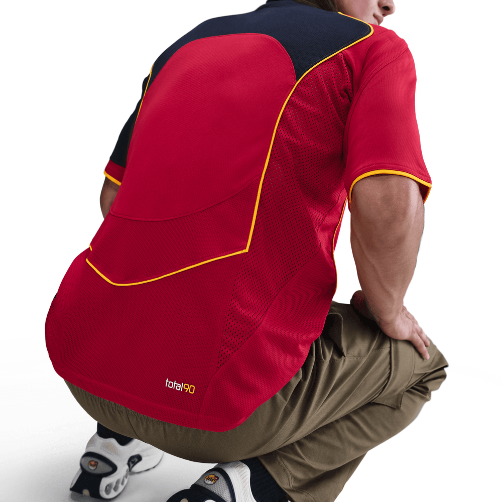 Nike Total 90 Dri-Fit Soccer Jersey Gym Red Midnight Navy