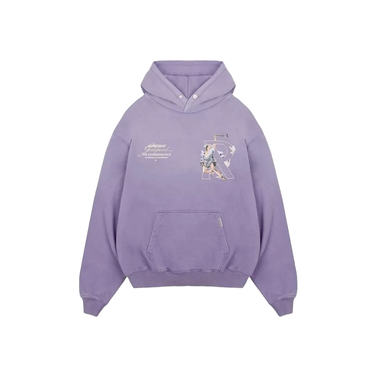 Represent Hermes Hoodie Purple