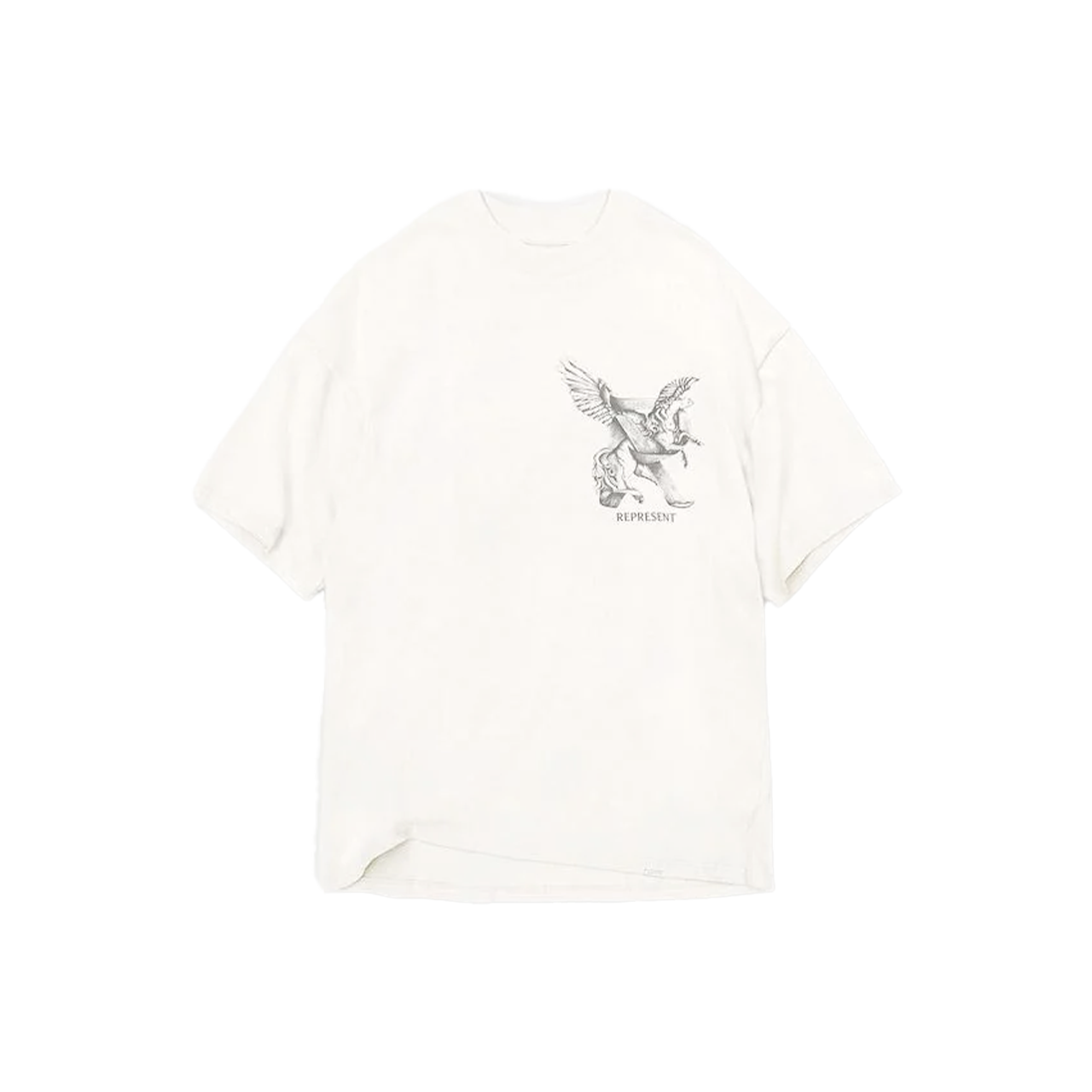 Represent Elegance In Motion Tee Flat White