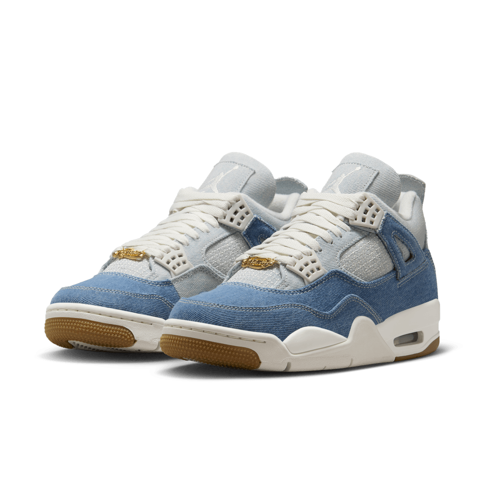 Women's Air Jordan 4 Retro Denim Worn Blue
