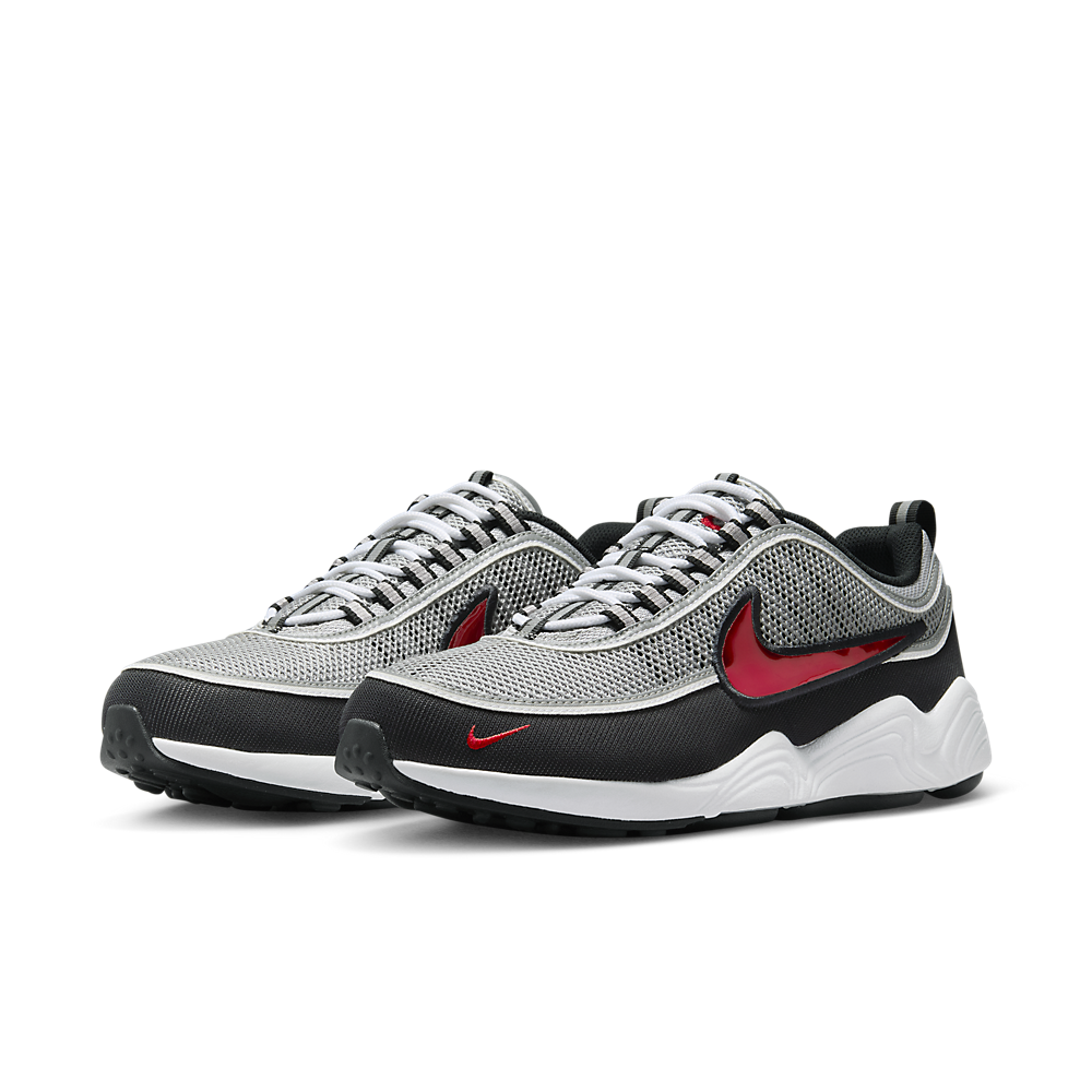 Nike Air Zoom Spiridon OG Metallic Silver Sport Red