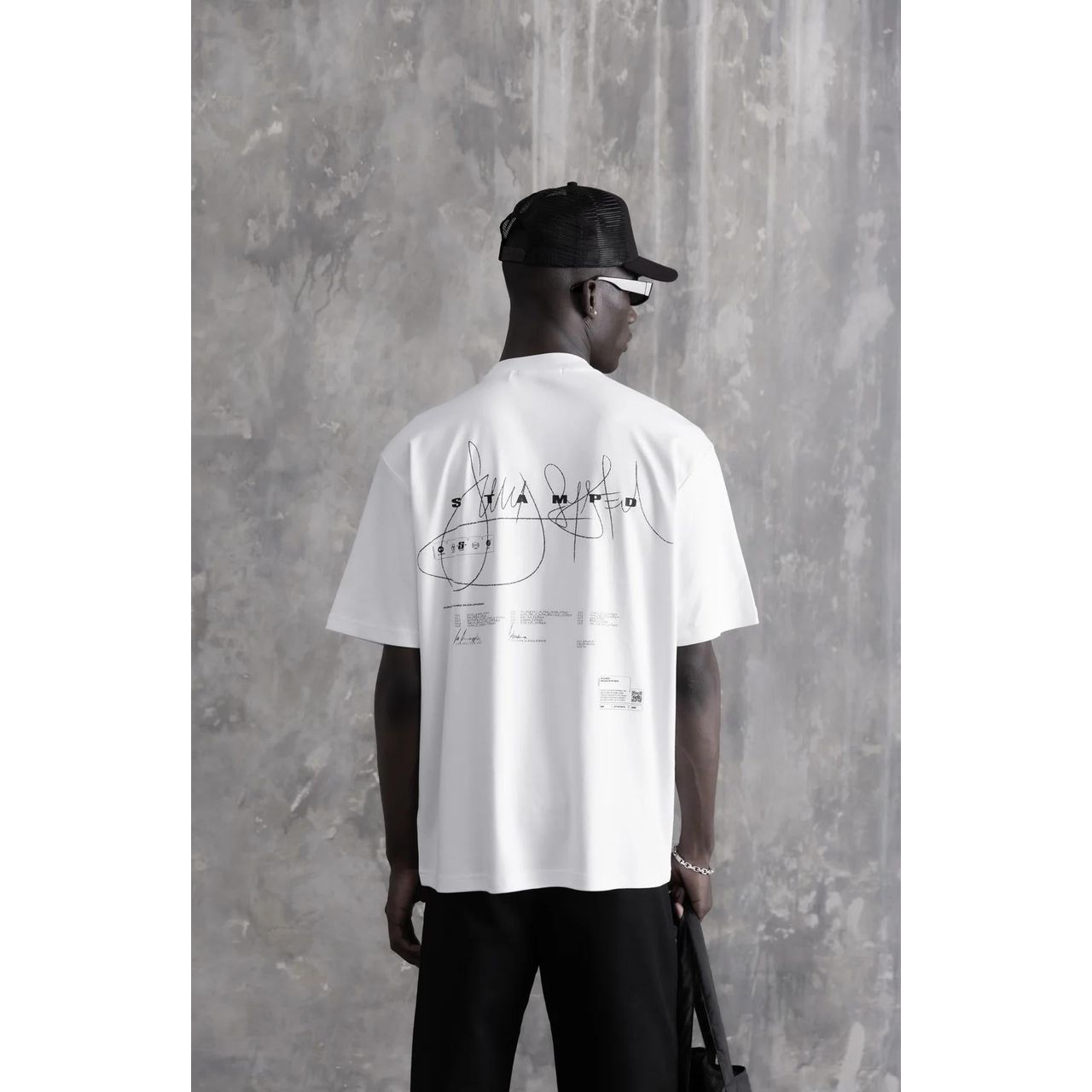 Stampd F24 Sound System Relaxed Tee White