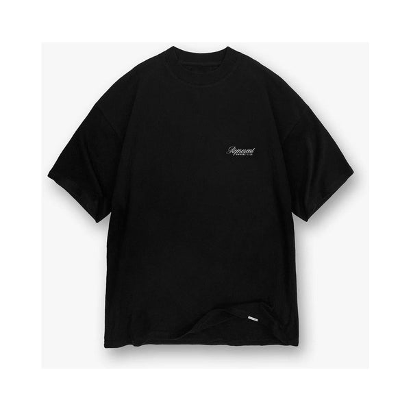 Represent Owners Club Script Tee Black