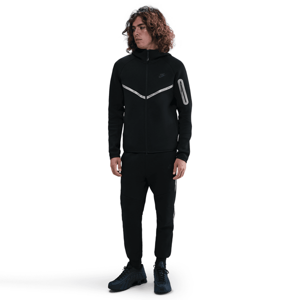 Nike Tech Fleece Full-Zip Windrunner Hoodie Black Reflective