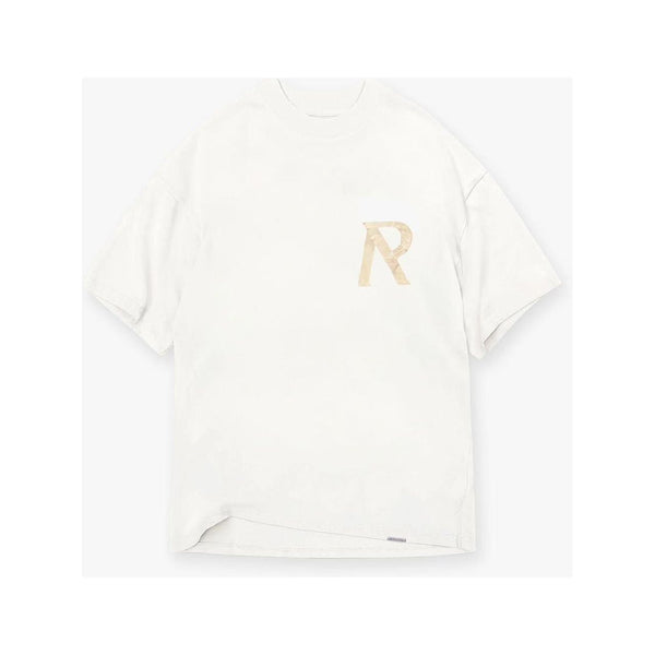 Represent Masking Tape Initial Tee Flat White