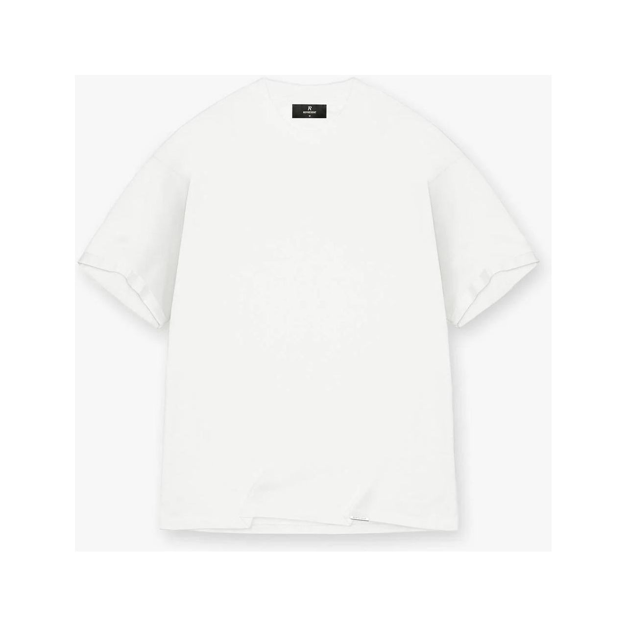 Represent Initial Oversized Tee Flat White