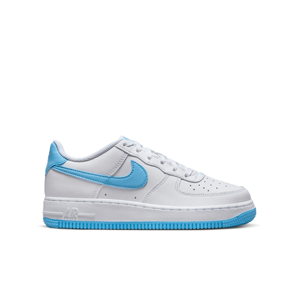 Nike Air Force 1 Low GS White Aquarius Blue