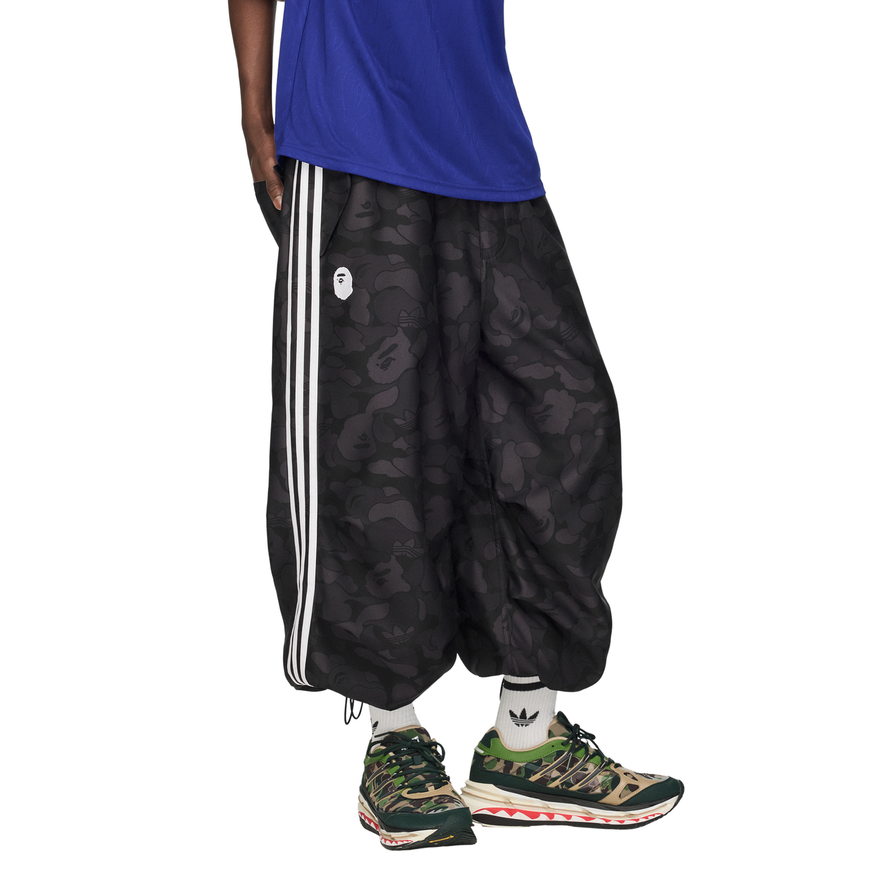 パンツ BAPE x adidas ABC Camo Pants Black L Adidas x Bape Jacquard Black Camo Pant – AWOL