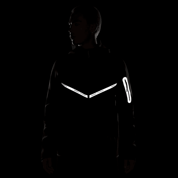 Nike Tech Fleece Full-Zip Windrunner Hoodie Black Reflective