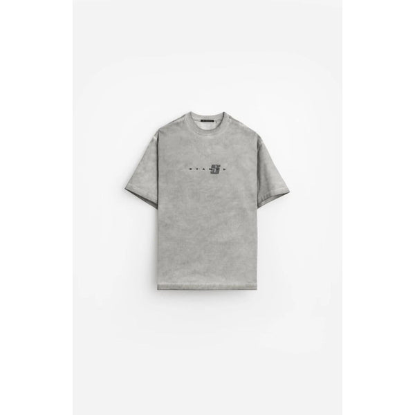 Stampd Broken Ice Transit Tee Oil Washed Iron Grey