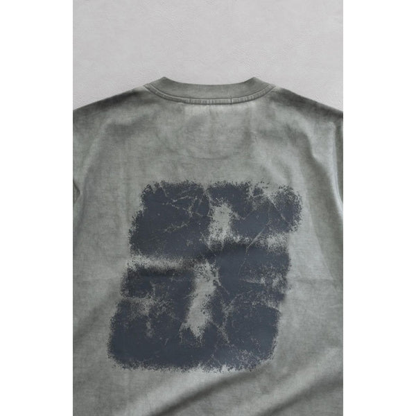 Stampd Broken Ice Transit Tee Oil Washed Iron Grey