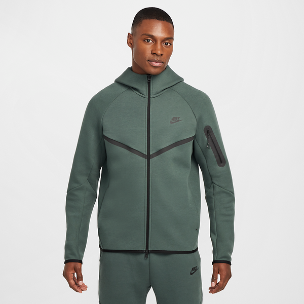 Nike Tech Full-Zip Windrunner Hoodie Vintage Green