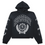 Represent Legacy Crest Hoodie Stained Black
