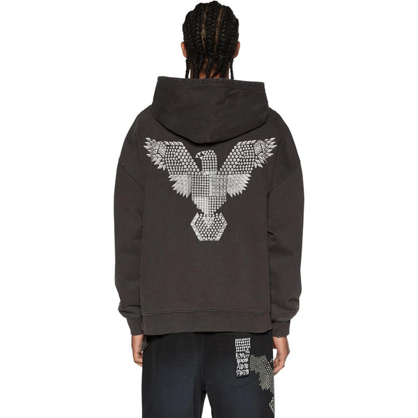 Ksubi Eagle Ekcess Hoodie Faded Black