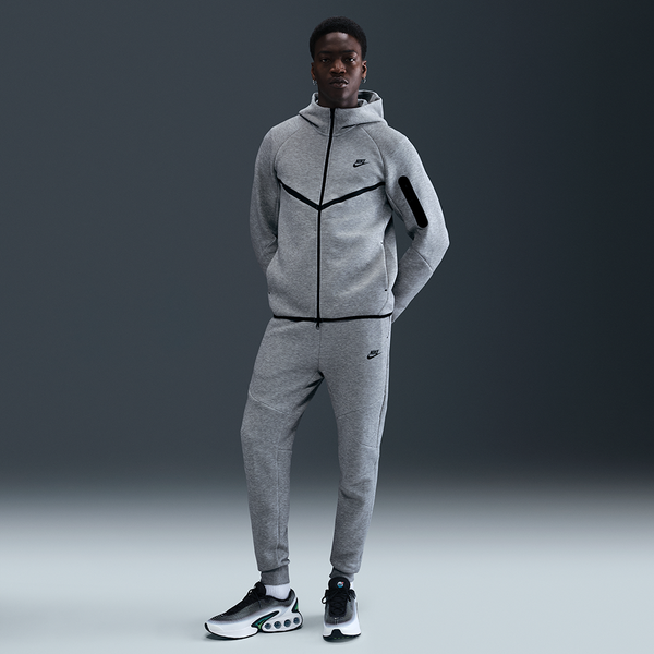Nike Tech Full-Zip Windrunner Hoodie Dark Grey Heather