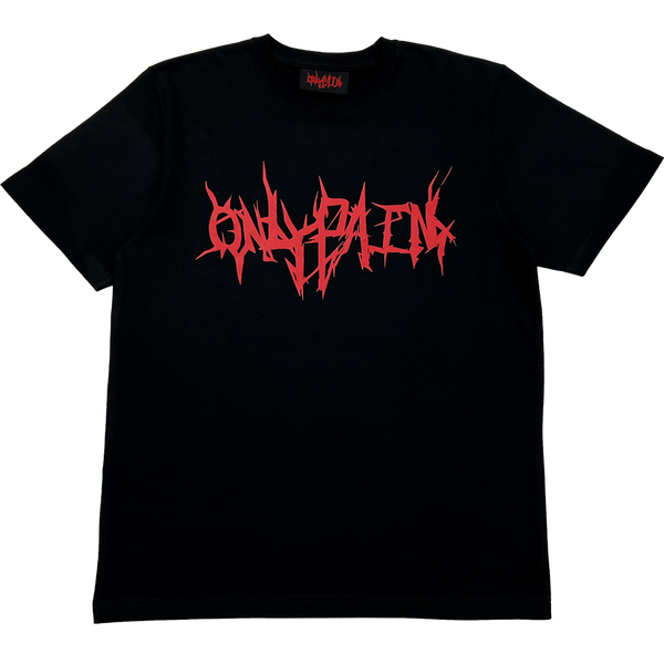 Only Pain v.1 Logo T-Shirt Black Red
