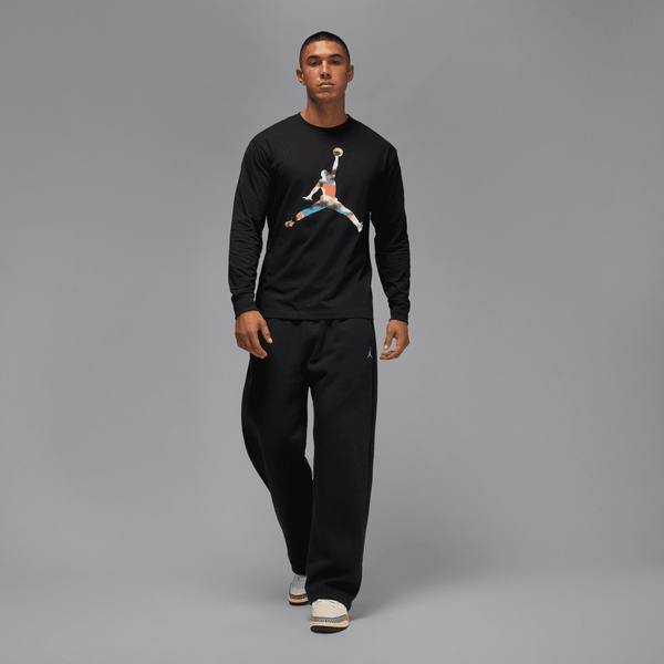 Jordan Flight LS Crew Tee Black