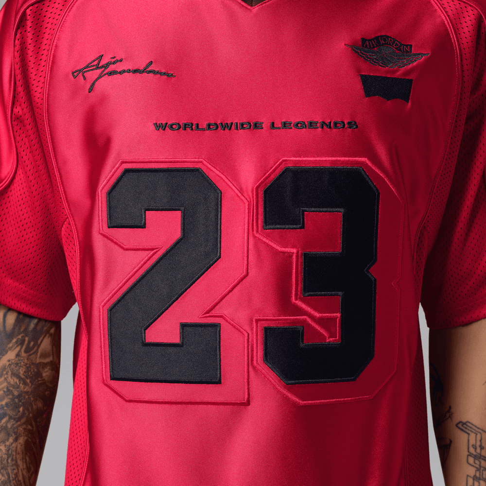 Levi's® x Jordan Football Jersey XL Levi's® x Jordan Jersey Gym Red – AWOL