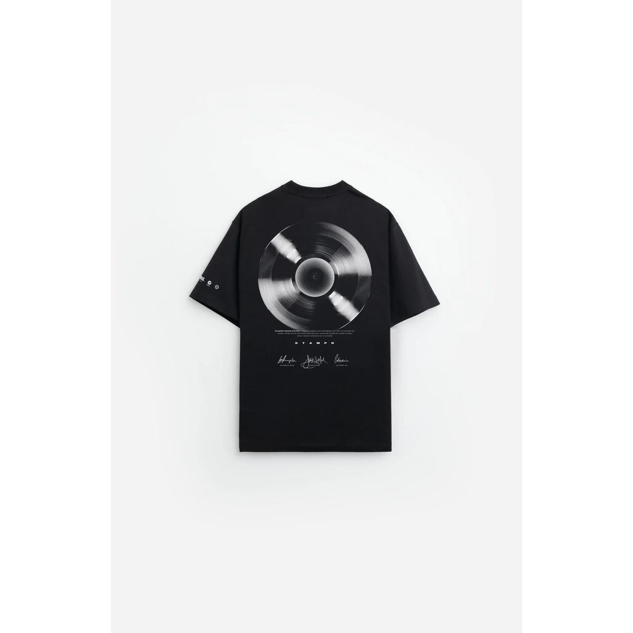 Stampd Sound System Vinyl Relaxed Tee Black