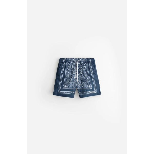 Stampd Bandana Print Short Blue