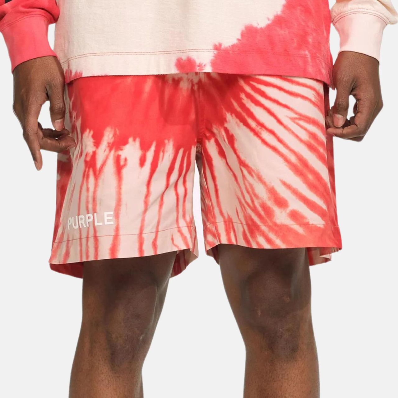 Purple Brand All Round Short High Risk Red Spiral Tie Dye Red – AWOL