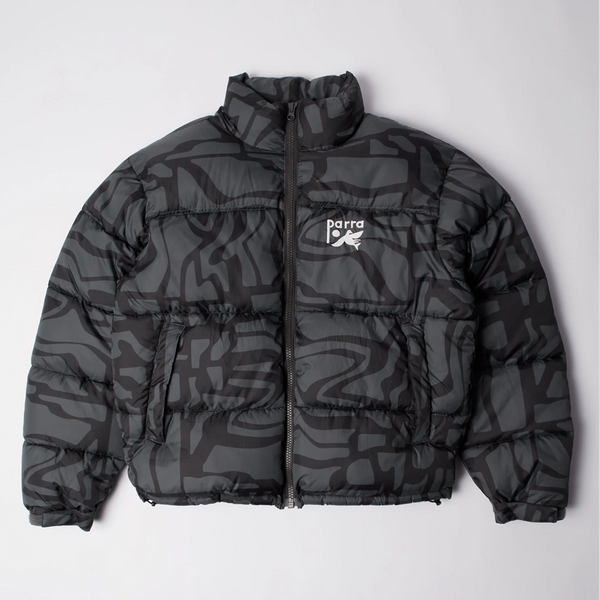 Parra Broken FTP Puffer Jacket Black