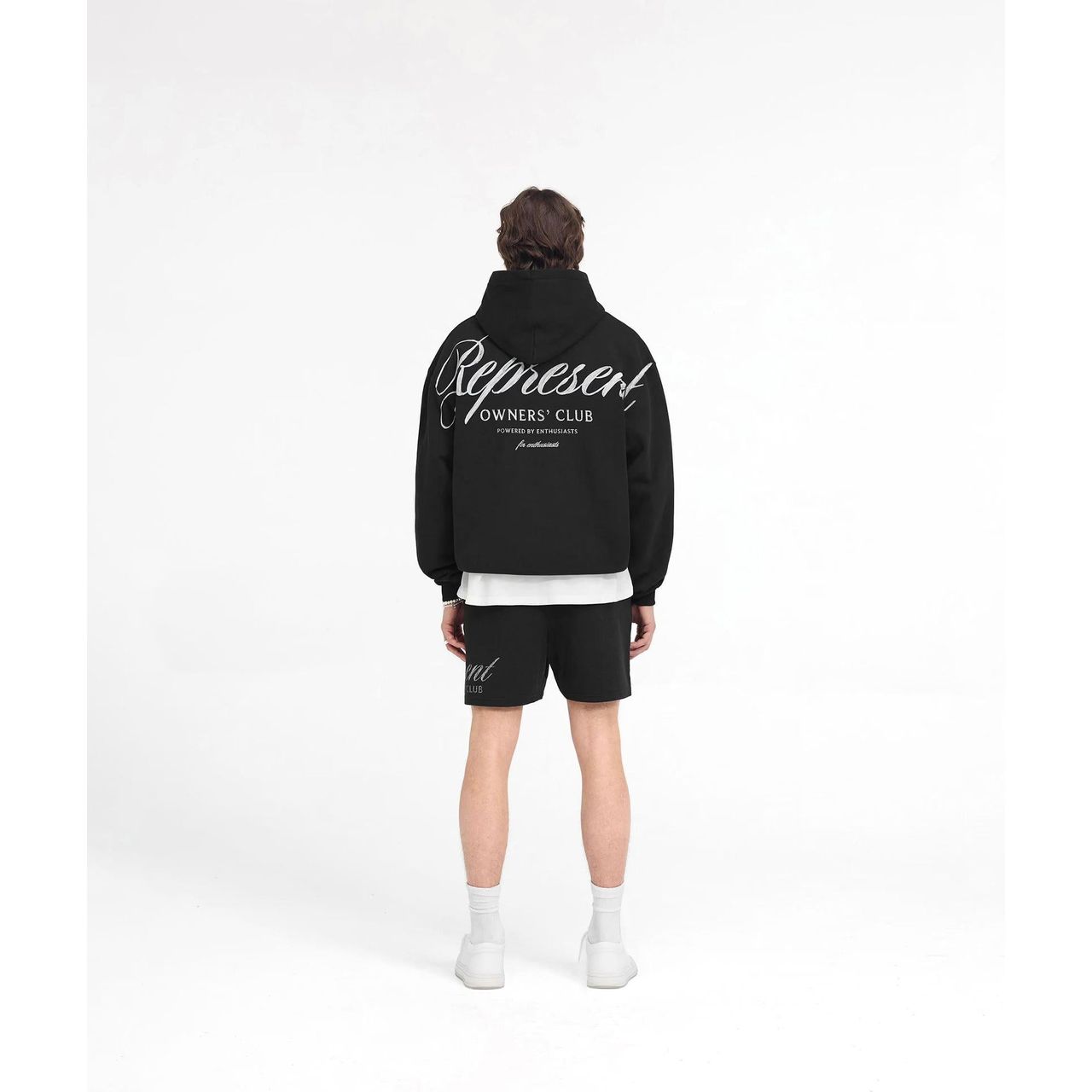 Represent Owners Club Script Hoodie Black