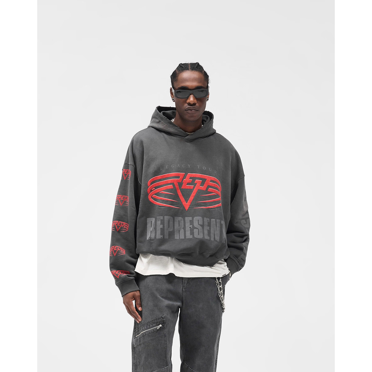 Represent Living Legacy Tour Hoodie Sun Fade Grey