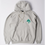 Parra Crow Logo Hoodie Heather Grey
