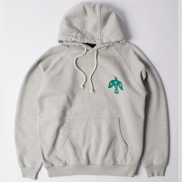 Parra Crow Logo Hoodie Heather Grey