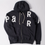 Parra Word Salad Full-Zip Hoodie Dark Navy