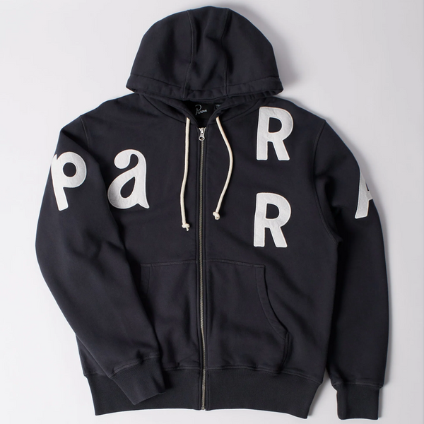 Parra Word Salad Full-Zip Hoodie Dark Navy