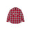 Purple Brand Plaid Shirt Red Overdyed Red