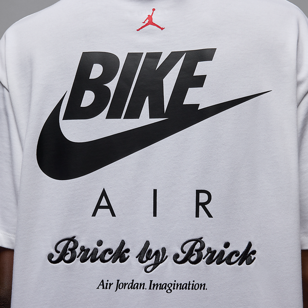 Nigel Sylvester x Air Jordan Brick By Brick Tee White