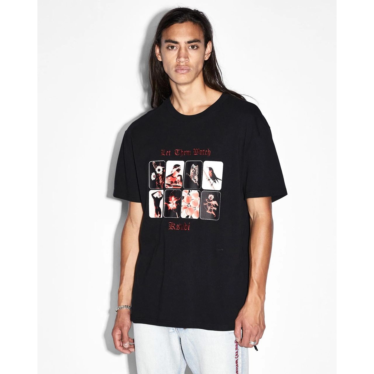 Ksubi Icons Biggie SS Tee Jet Black Black