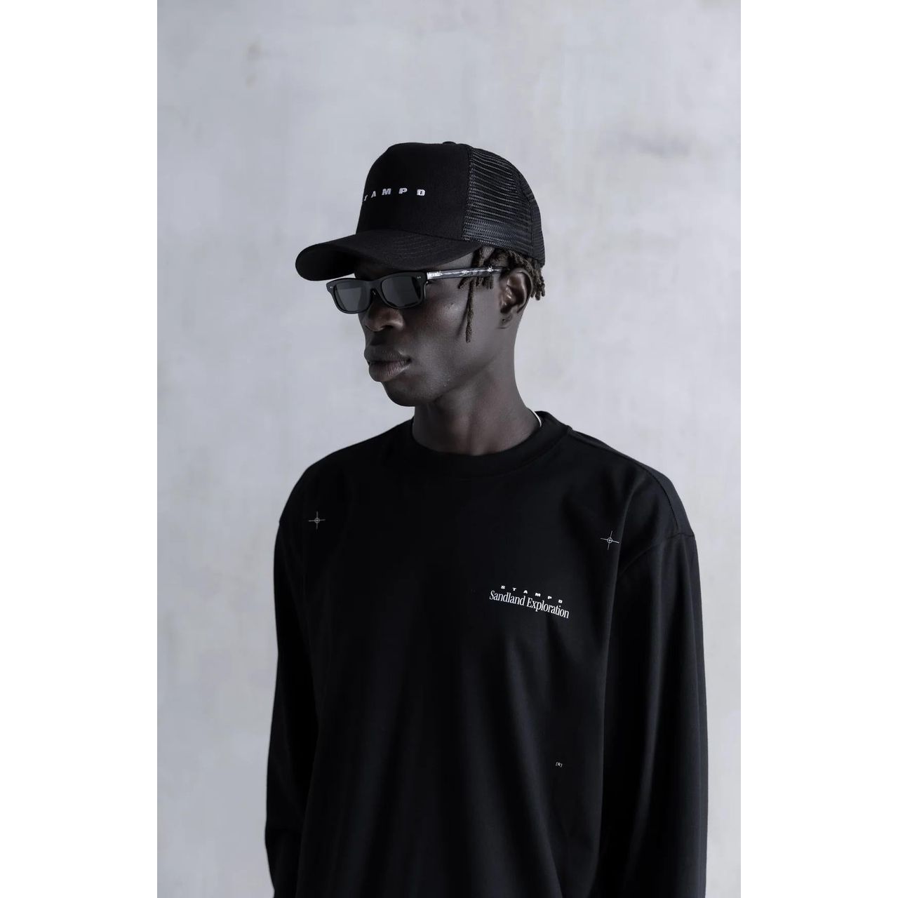 Stampd Sandlands LS Relaxed Tee Black