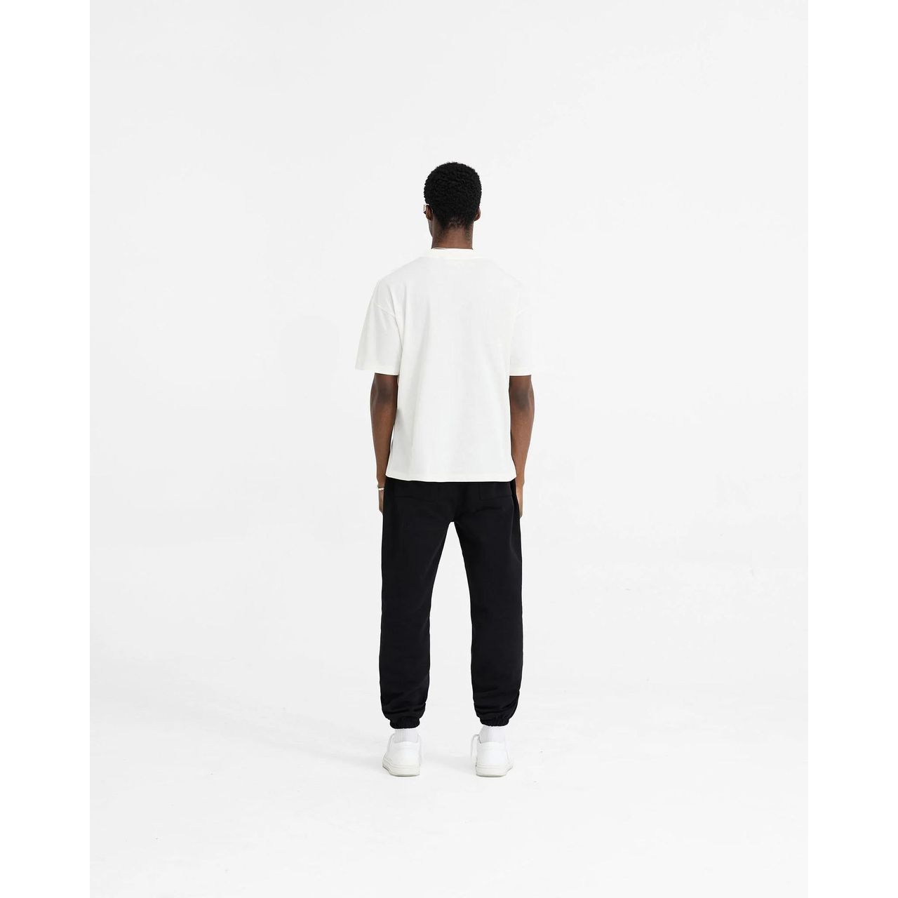 Represent Initial Oversized Tee Flat White